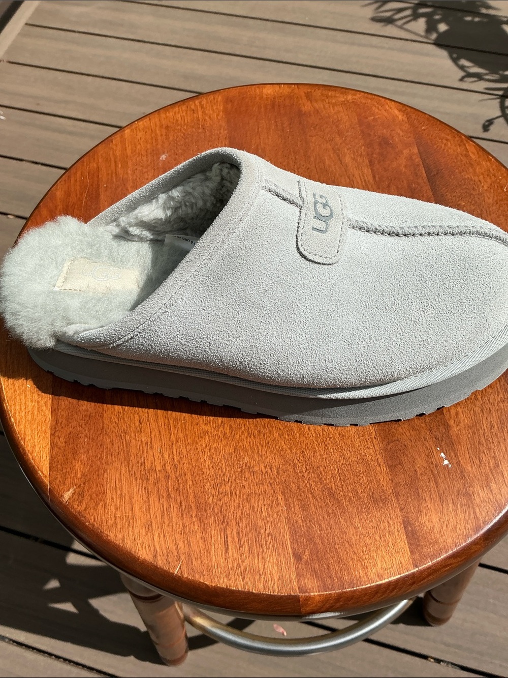 UGG DISCOQUETTE SHEARLING SLIPPERS - Picture 5 of 9